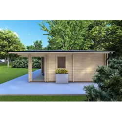 Casa aislada ELBA 6x6 44/100/44 mm, lado derecho
