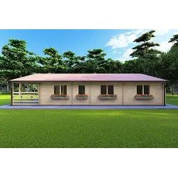 Casa aislada FIRENZE 8x12 44/100/44 mm, lado derecho