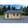 Casa aislada con altillo y terraza GAIA 33.30 m² 44/100/44 mm, lado izquierdo
