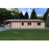 Casa prefabricada 116 m² FIRENZE 44/140/44 mm, lado derecho