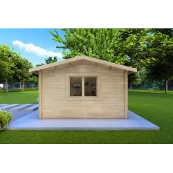Caseta de jardín JESSICA 5x4 44mm, lado derecho