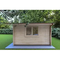 Casa de madera para jardín LELLA 6x5 44mm, lado derecho