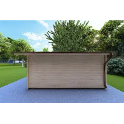 Casa de madera para jardín CHIARA 6x5 44mm, lado derecho