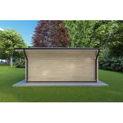 Casa de madera para jardín MATILDE 5x6 44mm, lado derecho