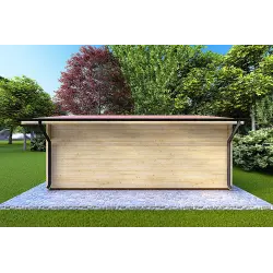 Caseta de jardín MATILDE 6x5 44mm, lado derecho