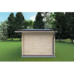 Caseta de jardín CHIARA 5x3 44mm, lado derecho