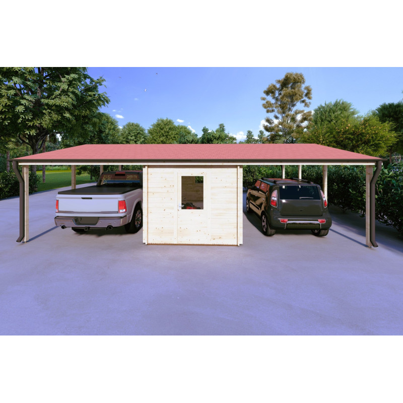 Cochera doble con trastero 58.28 m² 44mm, lado izquierdo