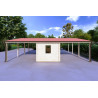Cochera doble con trastero 58.28 m² 44mm, lado derecho