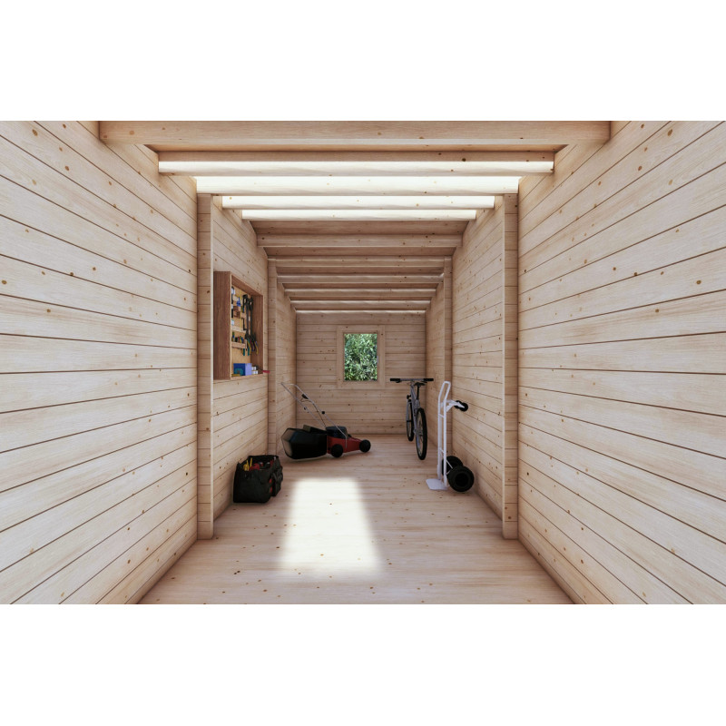 Cochera doble con trastero 58.28 m² 44mm, interior
