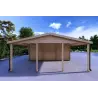 Cochera doble con trastero 58.28 m² 44mm, vista frontal