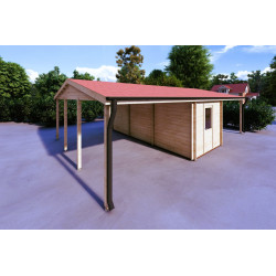 Cochera doble con trastero 58.28 m² 44mm, frente lado derecho