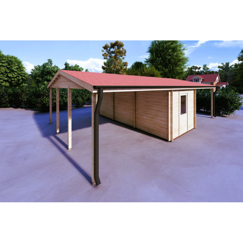 Cochera doble con trastero 58.28 m² 44mm, frente lado derecho