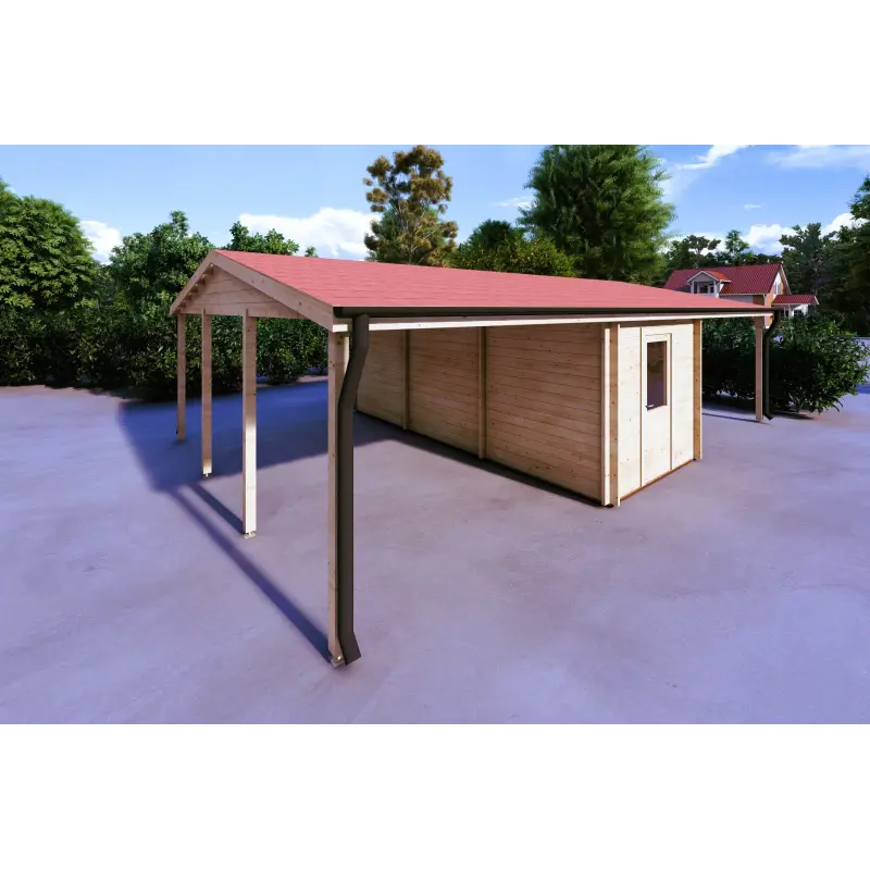 Cochera doble con trastero 58.28 m² 44mm, frente lado derecho