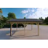 Cochera de madera 3.2x4.4, lado izquierdo