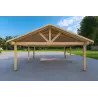 Cochera de madera 25 m² , parte trasera