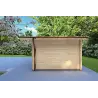 Casa de madera para jardín con dos estancias independientes ALLEGRA 5x3 44mm, lado derecho