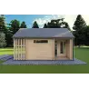 Casa de madera para jardín NINA 6x3 44mm, lado derecho