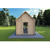 Casa de madera para jardín NINA 6x3 44mm, parte trasera