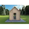 Casa de madera para jardín NINA 6x3 44mm, parte trasera