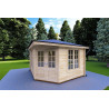 Caseta de jardín KARIN 3.5x3.5, 40mm, frente lado derecho
