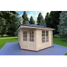 Caseta de jardín KARIN 3.5x3.5, 40mm, frente lado derecho