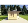 Caseta de jardín KARIN 3.5x3.5, 40mm, lado izquierdo