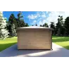 Caseta de jardín KARIN 3.5x3.5, 40mm, parte trasera