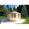 Caseta de jardín KARIN 3.5x3.5, 40mm, vista frontal