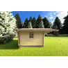 Casita de madera SALLY 3x3, 40mm, lado izquierdo