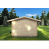 Casita de madera SALLY 3x3, 40mm, parte trasera