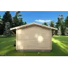 Casita de madera SALLY 3x3, 40mm, parte trasera