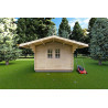 Casita de madera SALLY 3x3, 40mm, vista frontal