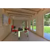 Casa de madera para jardín MICHELLE 5x3, 40mm, interior