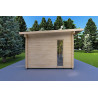 Casa de madera para jardín MICHELLE 5x3, 40mm, lado izquierdo