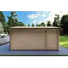 Casa de madera para jardín ALEXIA 4.5x3, 40mm, parte trasera