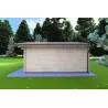 Casa de madera para jardín MARTA 5x5 , 40mm, lado derecho