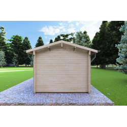 Casita de jardín ZAIRA 5.7x3, 40mm, lado derecho