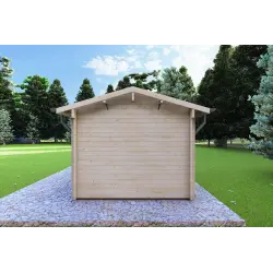 Casita de jardín ZAIRA 5.7x3, 40mm, lado derecho