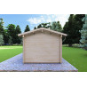 Casita de jardín ZAIRA 5.7x3, 40mm, lado derecho