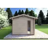 Casita de jardín ZAIRA 5.7x3, 40mm, lado izquierdo