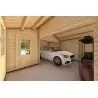 Garaje de madera 30 m², 40mm, interior