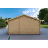 Garaje de madera 30 m², 40mm, parte trasera