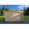 Casa de madera para jardín MELISSA 4x6, 40mm, parte trasera