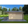 Cobertizo de madera MARGHERITA 3.8x3.8, 40mm, lado derecho