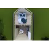 Casa de madera para jardín LALLA 4.5x3, 40mm, interior