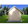 Casa de madera para jardín LALLA 4.5x3, 40mm, parte trasera