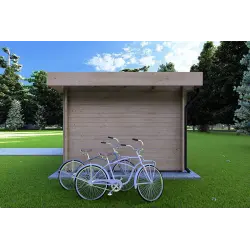Casita de madera JENNIFER 4.5x3, 40mm, lado derecho