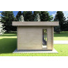 Casita de madera JENNIFER 4.5x3, 40mm, lado izquierdo