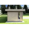 Casita de madera JENNIFER 4.5x3, 40mm, lado izquierdo