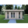 Casita de madera JENNIFER 4.5x3, 40mm, vista frontal